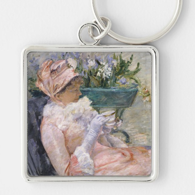 Porte-clés Mary Cassatt - La Coupe du Thé (Devant)