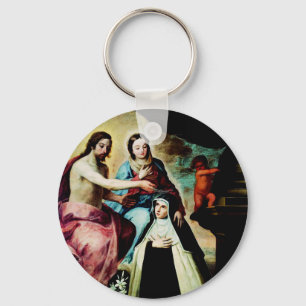 Porte-clés Mary Magdalene de Pazzi par Pedro de Moya