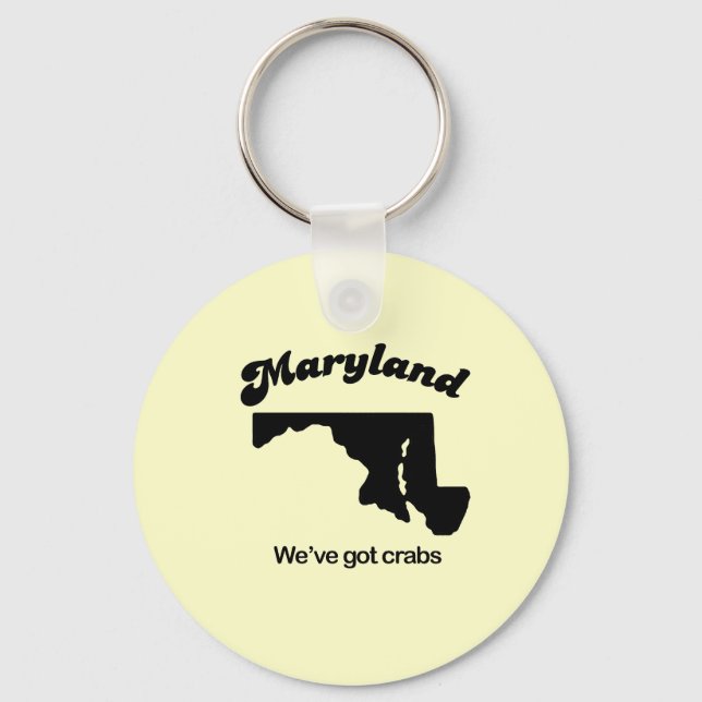 Porte-clés Maryland Motto - Nous avons des crabes (Recto)