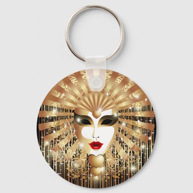 Porte-clés Mask de la Fête du Venice Carnival (Recto)