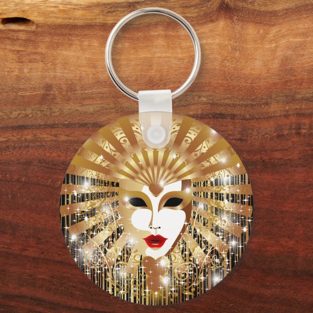 Porte-clés Mask de la Fête du Venice Carnival (Recto)