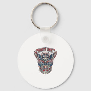 Porte-clés Masque de gardien patriotique Inspiré de la libert