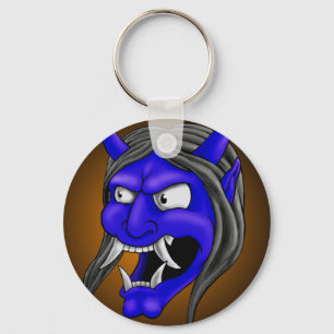 Porte-clés Masque de Hannya de Japonais