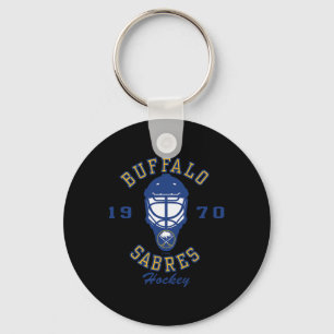Porte-clés Masque de hockey des Sabres de Buffalo Gris Nhl So