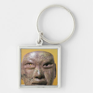 Porte-clés Masque funéraire, Olmec, du Mexique