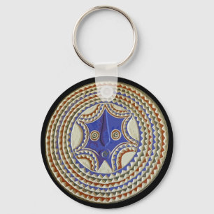 Porte-clés Masque tribal africain