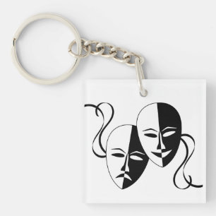 Porte-clés Masques de Théâtre Art