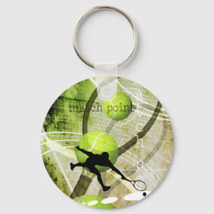 Porte-clés Match Point, tennis masculin