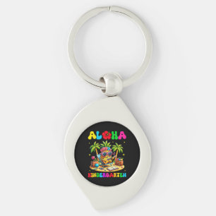 Porte-clés Maternelle Aloha Ananas Hawaï Rentrée Scolaire