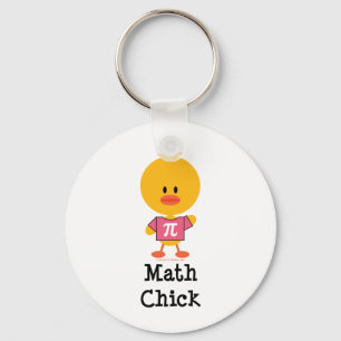 Porte-clés Math Chick Key Chain