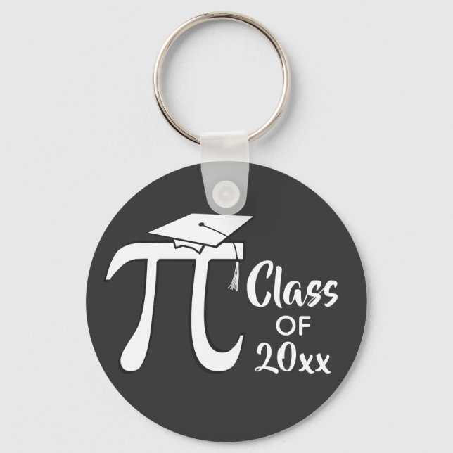 Porte-clés Math Pi Graduate Classe de Porte - clé (Recto)