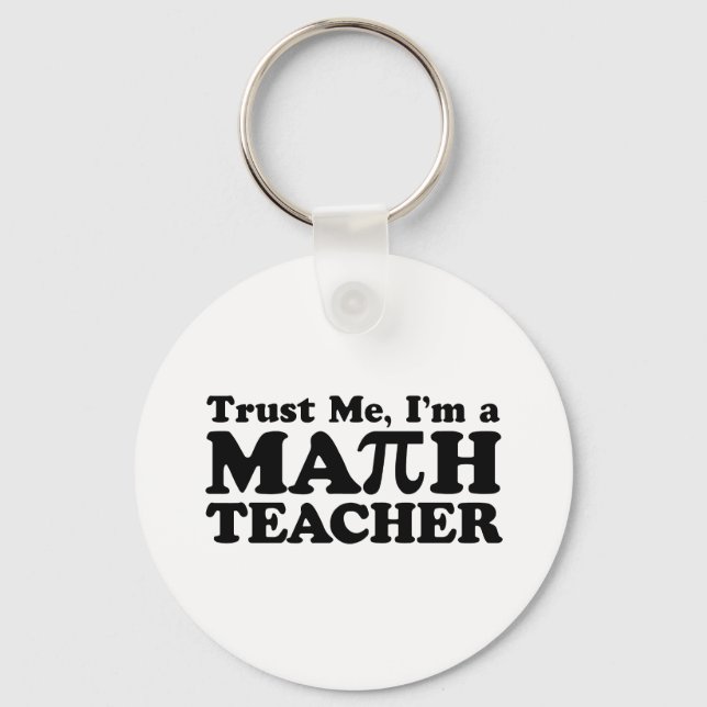 Porte-clés Math Teacher (Recto)