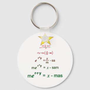Porte-clés Maths de Noël