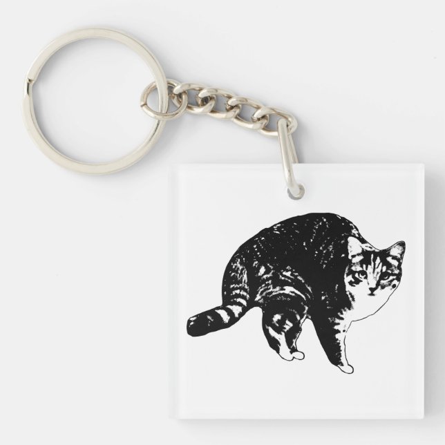 Porte-clés Matin Tabby Bell (Devant)