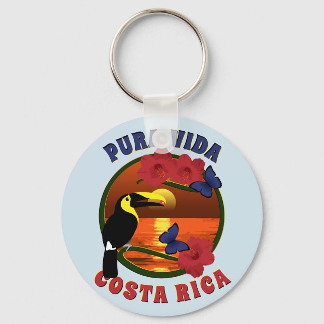 Porte-clés Matrice de Pura Vida Costa Rica (Recto)
