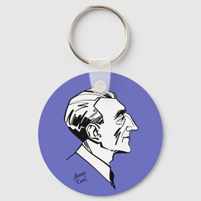 Porte-clés Maurice Ravel (Recto)