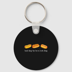 Porte-clés Mauvaise journée pour être un hot dog - amateur de