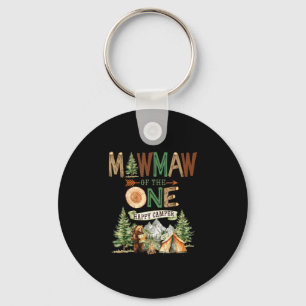 Porte-clés Mawmaw du premier anniversaire d'un joyeux campeur