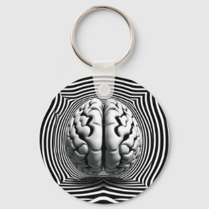 Porte-clés Maze d'esprit hypnotique - Plongez dans la spirale