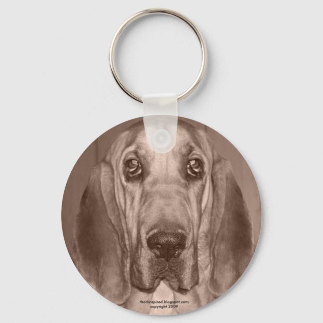 Porte-clés Mazy the Bloodhound par thoriinspiré (Recto)