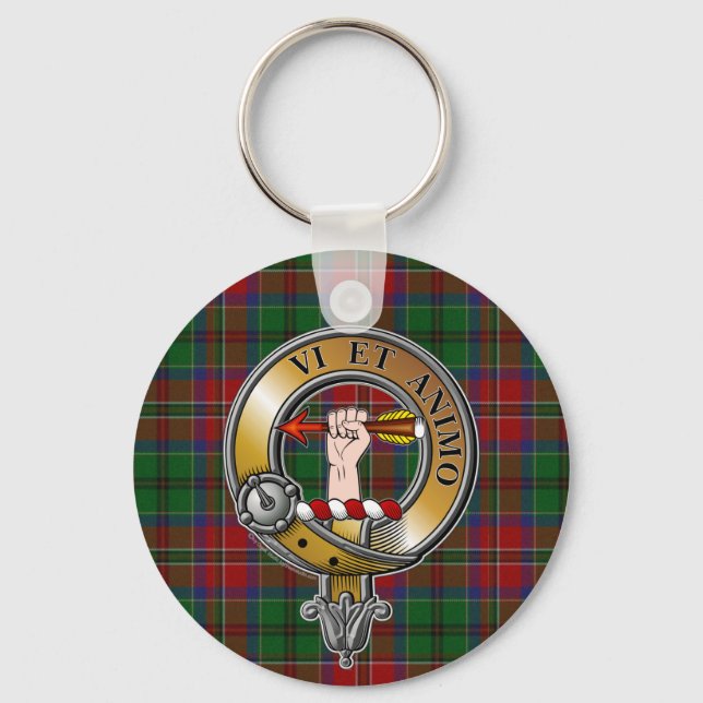 Porte-clés McCulloch Tartan & Badge (Recto)