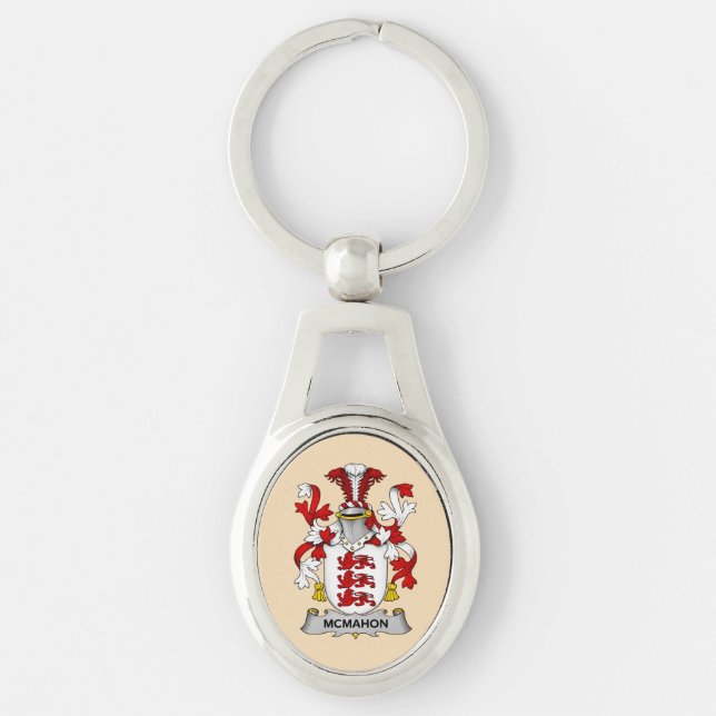 Porte-clés McMahon Family Coat of Arms Keychain (Devant)