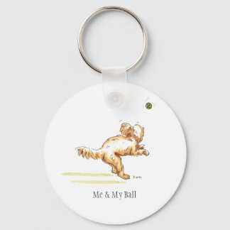 Porte-clés ‘Me & My Ball’ Cockapoo Chien Clavier