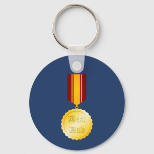 Porte-clés Médaille Broche Meilleur Papa Fête des Pères