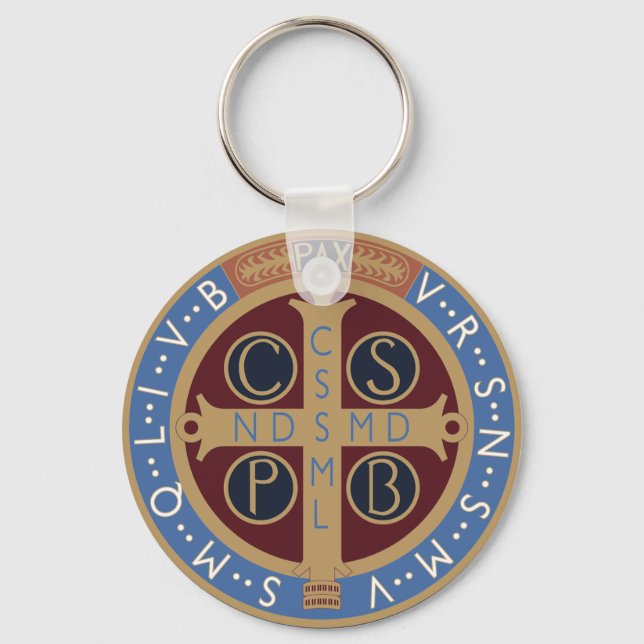 Porte-clés Médaille de saint Benoît (Recto)