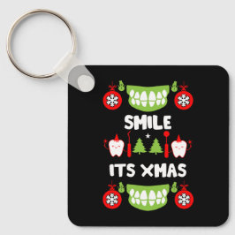 Porte-clés Médecin dentaire Xmas