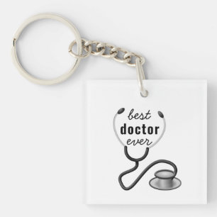 Porte-clés Médecin Exceptionnel Personnalisé Merci Médecin