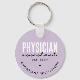 Porte-clés Médecin personnalisé Assistant PA Graduation