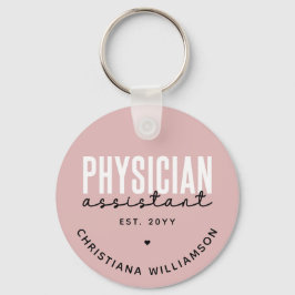 Porte-clés Médecin personnalisé Assistant PA Graduation