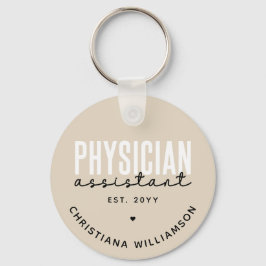 Porte-clés Médecin personnalisé Assistant PA Graduation