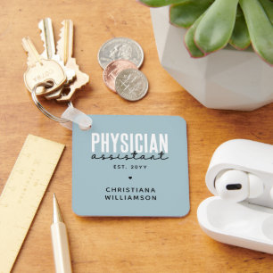 Porte-clés Médecin personnalisé Assistant PA Graduation