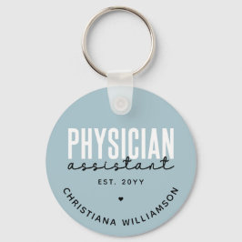 Porte-clés Médecin personnalisé Assistant PA Graduation