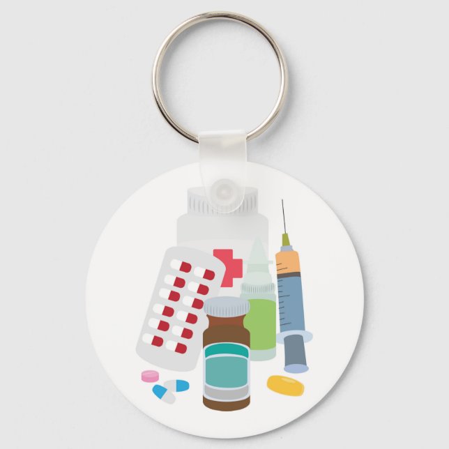 Porte-clés Médicaments (Recto)
