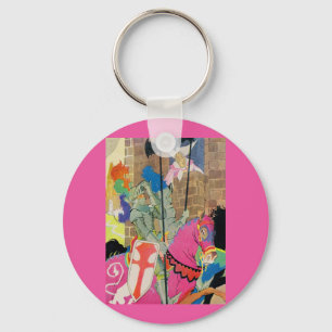 Porte-clés medieval knight on horseback