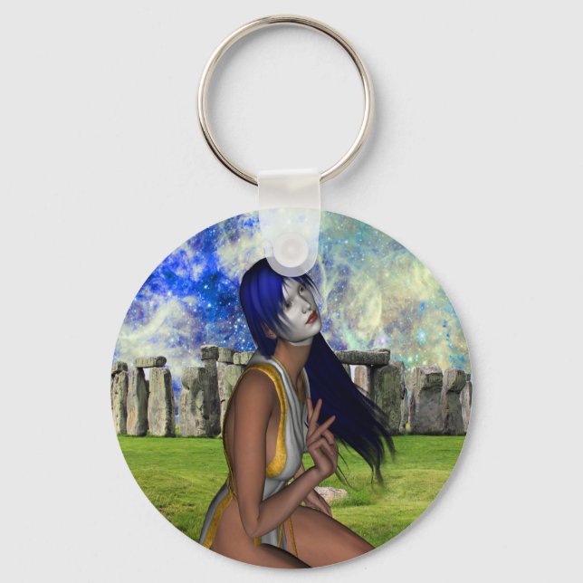 Porte-clés Méditation de Stonehenge (Recto)