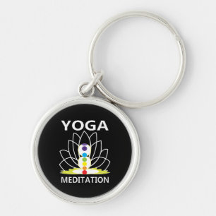 Porte-clés Méditation du yoga