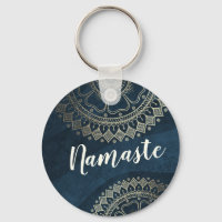 Méditation Yoga Instructeur Gold Mandala Marine Bl