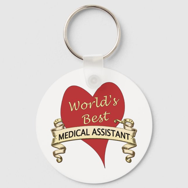 Porte-clés Meilleur assistant Médicale du monde (Recto)
