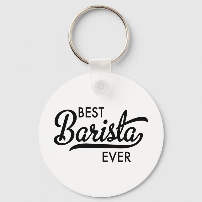 Porte-clés Meilleur Barista (Recto)