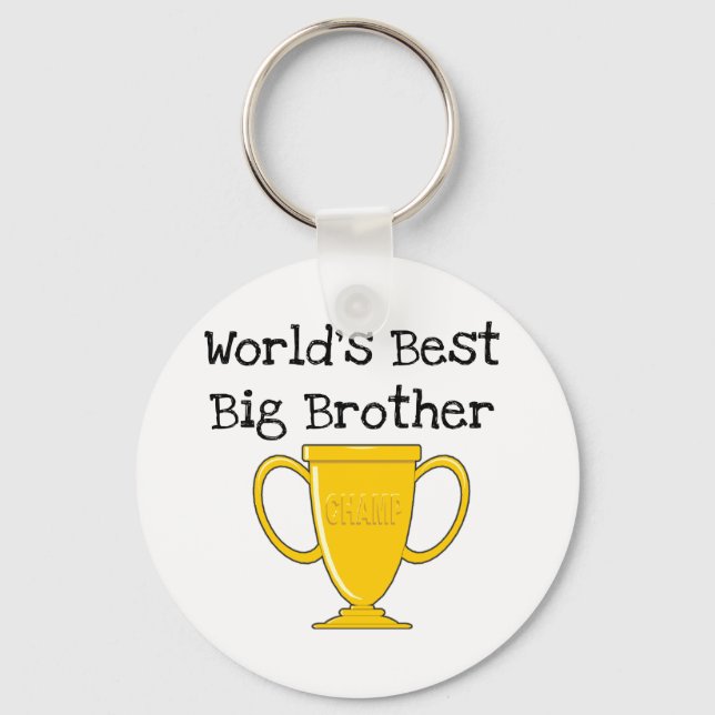 Porte-clés Meilleur Big Brother du Champion du Monde (Recto)
