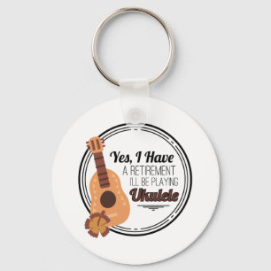 Porte-clés Meilleur cadeau de musicien Ukulele