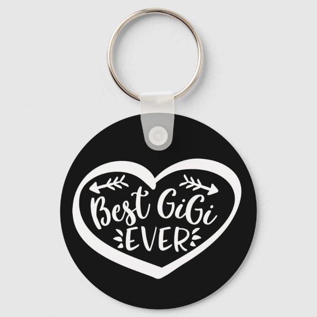 Porte-clés Meilleur cadeau Gigi Ever Grand-Mère (Recto)