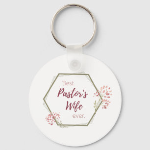 Porte-clés Meilleur cadeau inspirant de la femme du pasteur