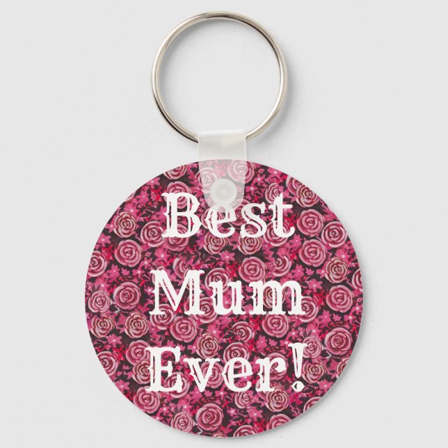 Porte-clés Meilleur cadeau Porte - clé de maman (Recto)