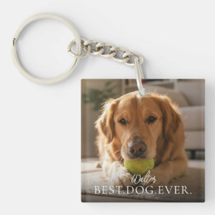 Porte-clés Meilleur chien jamais souvenir photo animal de com