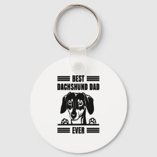 Porte-clés Meilleur Dachshund Papa Jamais T Chemise